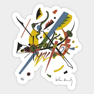 Small Worlds I - Abstract - On Light Sticker